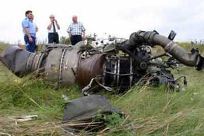 Photos du crash du Tupolev 134A de Volga-Aviaexpress