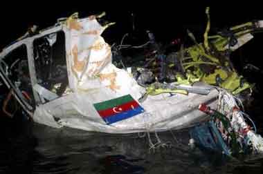 Photos du crash de l'Antonov 140 d'Azerbaijan Airlines
