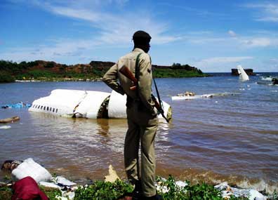 Photos of the Cargo Plus Aviation Boeing 707 freighter crash