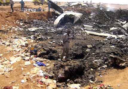 Accident d'un Ilyushin IL-76TD d' East/West Cargo - Khartoum, Soudan