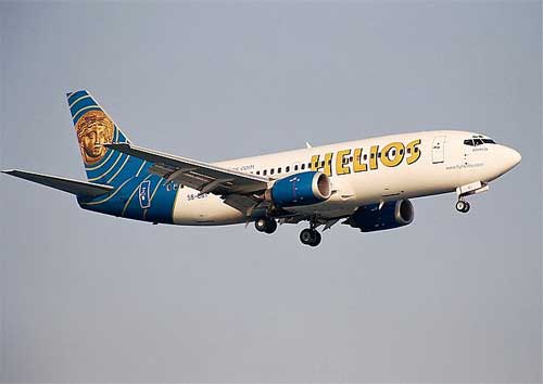 Aircraft similar to the one which crashed (Boeing 737-31S)