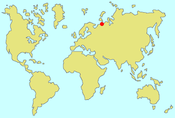 Varandey, Russia (Red dot on map) Varandey, Russia