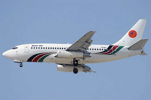 Aircraft similar to the one which crashed (Boeing 737-242)