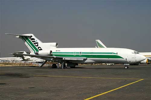 Aircraft similar to the one which crashed (Boeing 727)