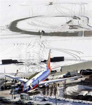 Photos du crash du Boeing 737 de Southwest Airline
