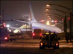 Photos du crash du Boeing 737 de Southwest Airline