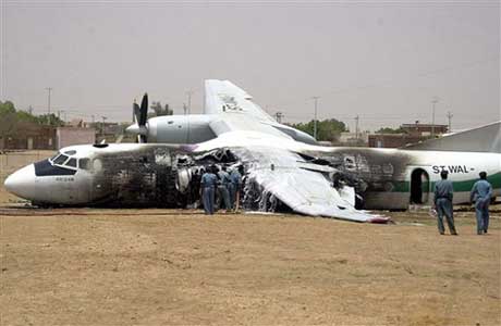al-Majal Company Antonov AN-24V plane crash - Khartoum, Sudan