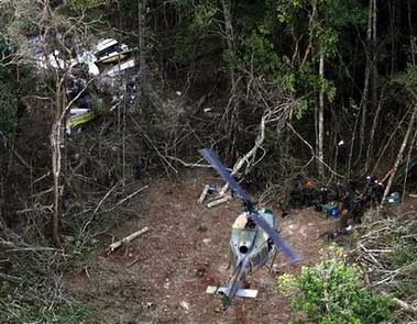 Photos du crash du Boeing 737 de GOL Transportes Aéreos