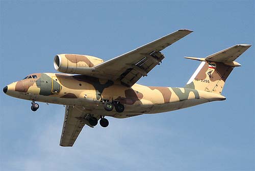 Aircraft similar to the one which crashed (Antonov AN-74T-200)