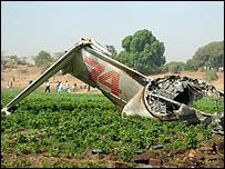 Photos du crash de l'Antonov 74 de KSAMC