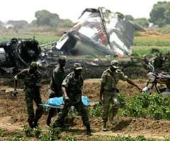Photos du crash de l'Antonov 74 de KSAMC