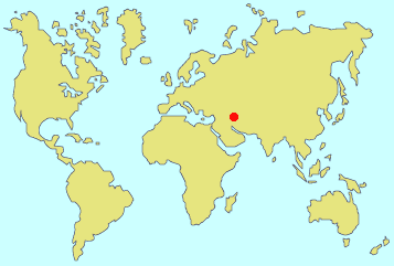 Payam, Iran (Red dot on map) Payam, Iran