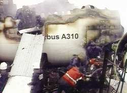 Photos du crash de l'Airbus A310 de S7 Airline