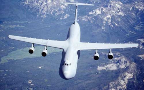 Aircraft similar to the one which crashed (Lockheed C-5 Galaxy)
