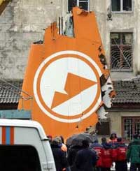 Photos du crash de l'Airbus A320 d'Armavia
