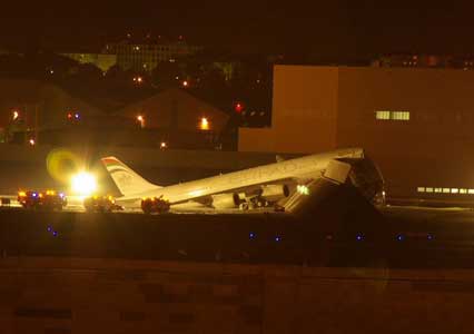 Accident d'un Airbus A340-642X d' Airbus Industrie - Toulouse, France