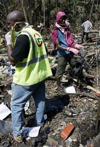 Photos du crash du Boeing 737 de Kenya Airways