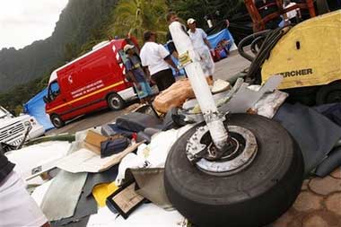 Photos du crash du DHC-6 Twin Otter 300 d'Air Moorea