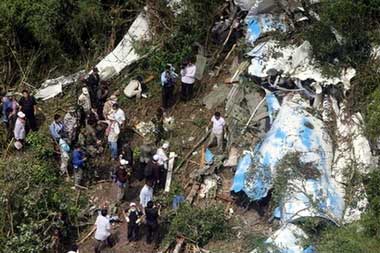 Photos of the PMT Air Antonov 24 crash