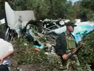 Photos of the PMT Air Antonov 24 crash
