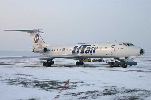 Aircraft similar to the one which crashed (Tupolev TU-134A-3)