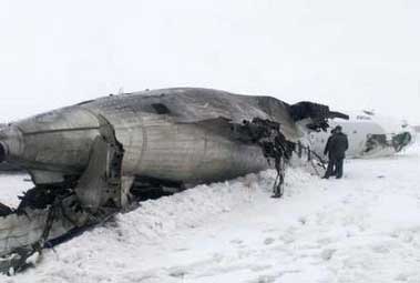Photos du crash du Tupolev 134A d'UTAir