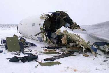 Photos du crash du Tupolev 134A d'UTAir