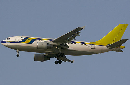 Aircraft similar to the one which crashed (Airbus A310-324)