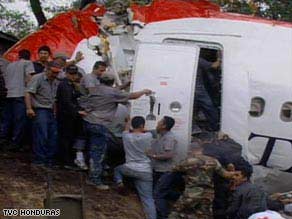 Photos of the TACA International Airlines Airbus A320 crash