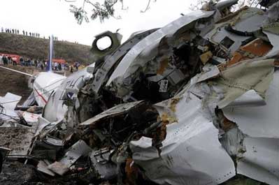 Photos of the TACA International Airlines Airbus A320 crash