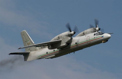 Aircraft similar to the one which crashed (Antonov AN-32)