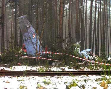 Photos du crash du Casa C-295M de la Polish Air Force