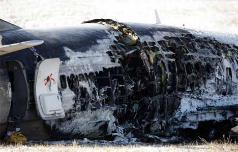 Photos du crash du Boeing 737 de Continental Airlines