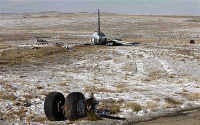 Photos du crash du Boeing 737 de Continental Airlines