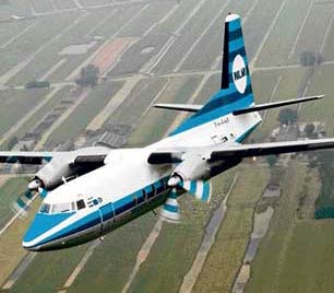 Avion de même type que celui accidenté (Fokker F-27)