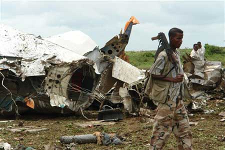 Photos du crash du Fokker F-27 de Fly540