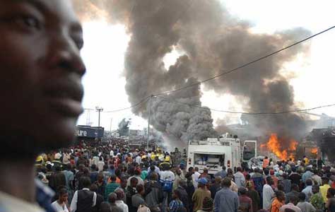 Photos du crash du DC-9-51 d'Hewa Bora Airways