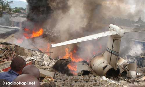 Photos du crash du DC-9-51 d'Hewa Bora Airways