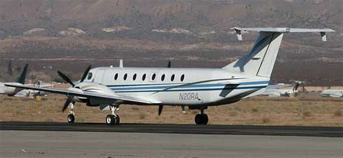 Aircraft similar to the one which crashed (Beechcraft 1900C)