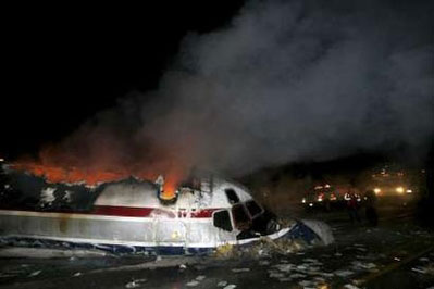 USA Jet Airlines DC-9-15F plane crash - Saltillo, Mexico