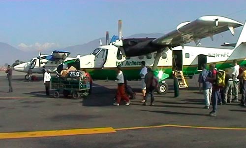 Aircraft similar to the one which crashed (DHC-6 Twin Otter 300)