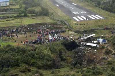 Accident d'un DHC-6 Twin Otter 300 d' Yeti Airlines - Lukla, Népal