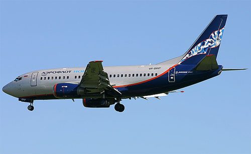 Aircraft similar to the one which crashed (Boeing 737-505)