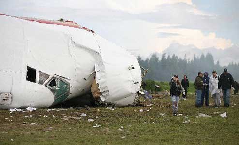 Kalitta Air Boeing 747-209F plane crash - Bogota, Colombia