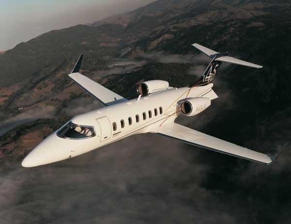 Avion de même type que celui accidenté (Learjet 45)