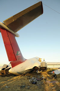 Photos du crash de l'Ilyushin IL-62M d'Aria Air