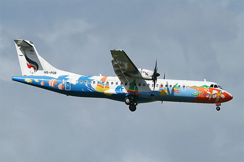 Aircraft similar to the one which crashed (ATR-72-212A)