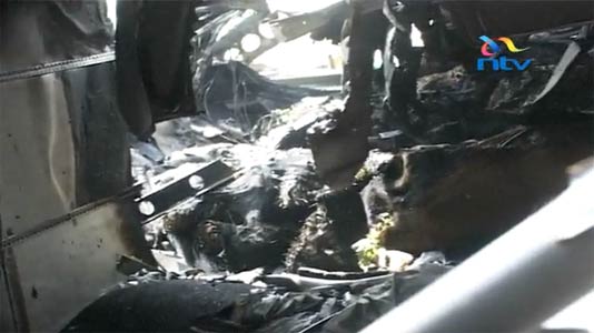 Photos du crash du Beechcraft 1900D de Blue Bird Aviation
