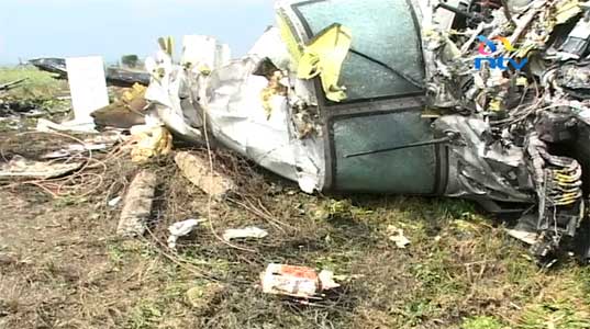 Photos du crash du Beechcraft 1900D de Blue Bird Aviation