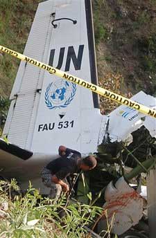 Photos du crash du CASA C-212 Aviocar 2 d'United Nations (UN)